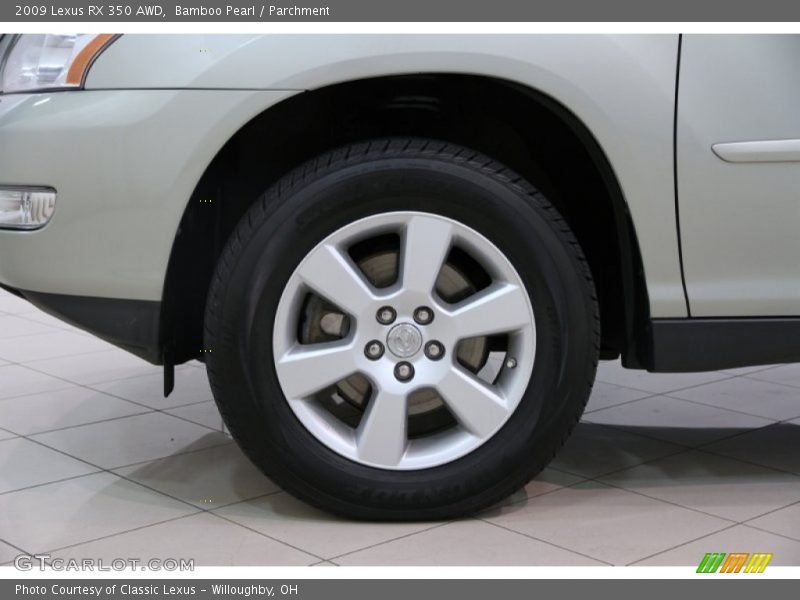 Bamboo Pearl / Parchment 2009 Lexus RX 350 AWD