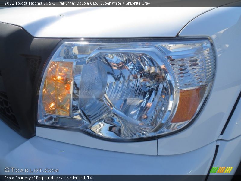 Super White / Graphite Gray 2011 Toyota Tacoma V6 SR5 PreRunner Double Cab