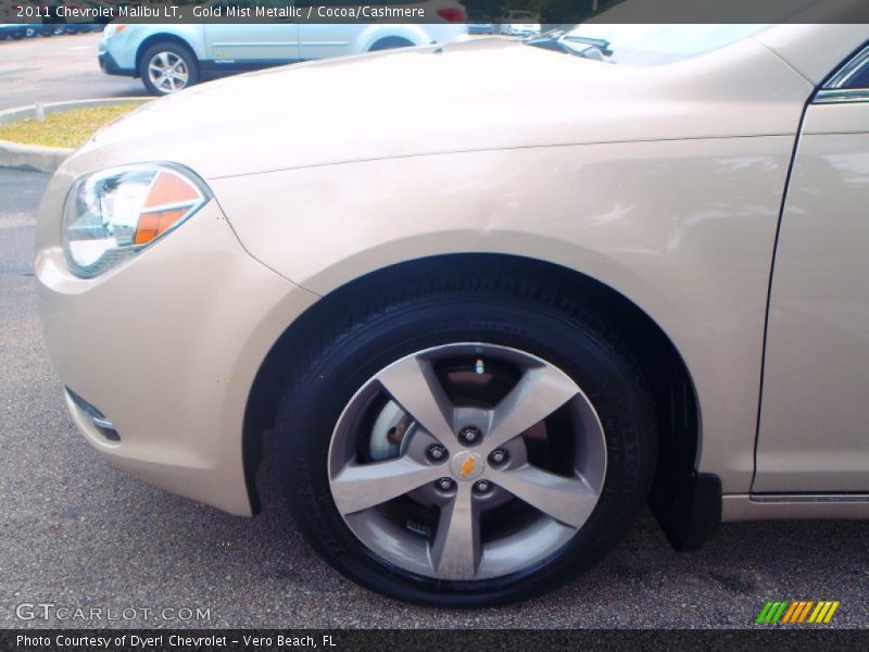 Gold Mist Metallic / Cocoa/Cashmere 2011 Chevrolet Malibu LT