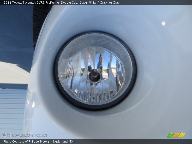 Super White / Graphite Gray 2011 Toyota Tacoma V6 SR5 PreRunner Double Cab