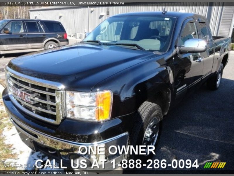 Onyx Black / Dark Titanium 2012 GMC Sierra 1500 SL Extended Cab