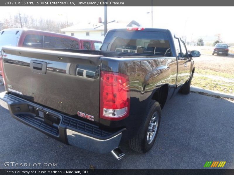 Onyx Black / Dark Titanium 2012 GMC Sierra 1500 SL Extended Cab