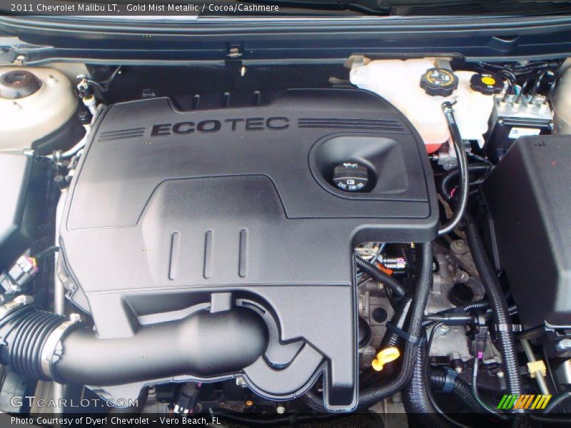 Gold Mist Metallic / Cocoa/Cashmere 2011 Chevrolet Malibu LT