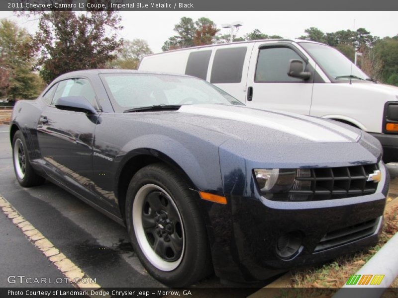 Imperial Blue Metallic / Black 2011 Chevrolet Camaro LS Coupe
