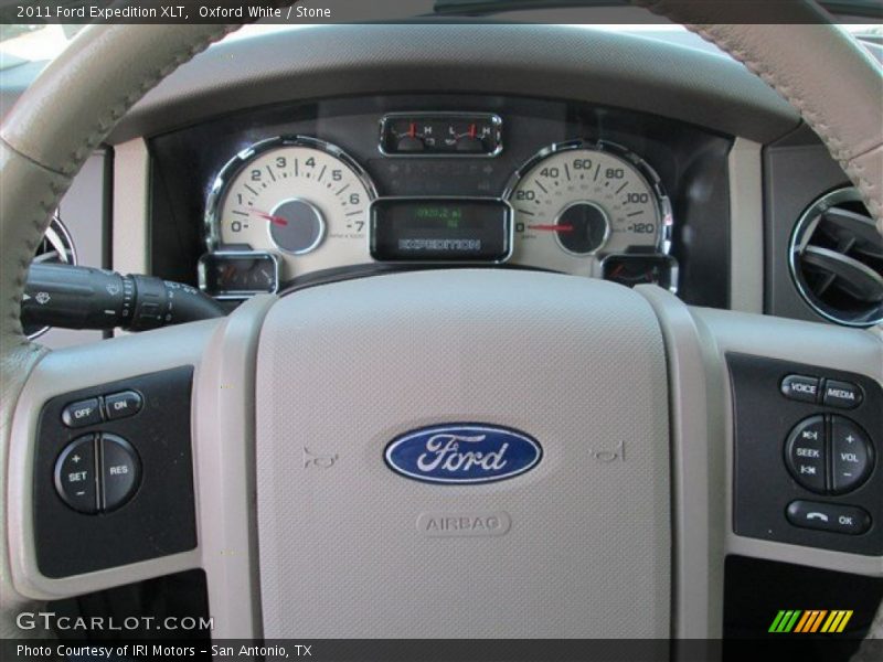 Oxford White / Stone 2011 Ford Expedition XLT