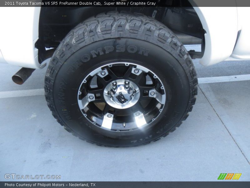 Super White / Graphite Gray 2011 Toyota Tacoma V6 SR5 PreRunner Double Cab
