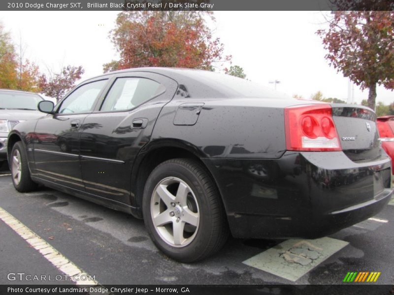 Brilliant Black Crystal Pearl / Dark Slate Gray 2010 Dodge Charger SXT