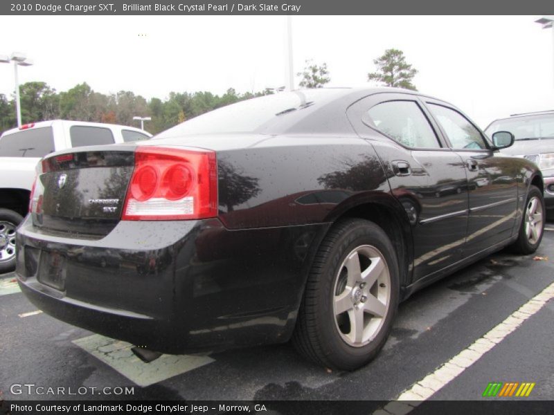 Brilliant Black Crystal Pearl / Dark Slate Gray 2010 Dodge Charger SXT