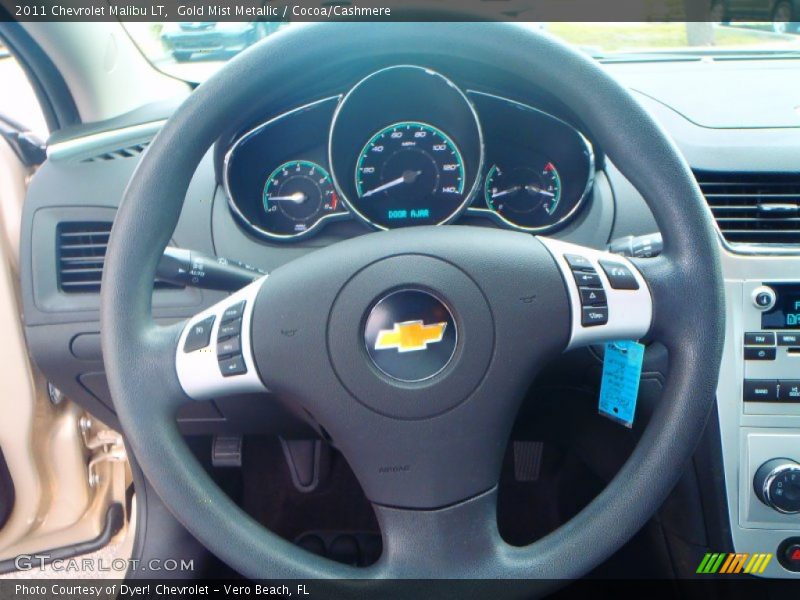 Gold Mist Metallic / Cocoa/Cashmere 2011 Chevrolet Malibu LT