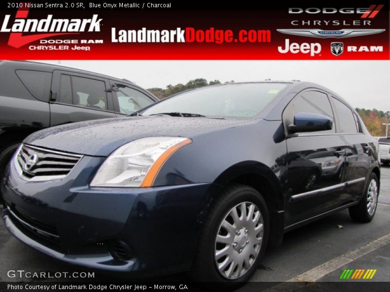 Blue Onyx Metallic / Charcoal 2010 Nissan Sentra 2.0 SR
