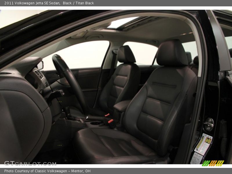 Black / Titan Black 2011 Volkswagen Jetta SE Sedan