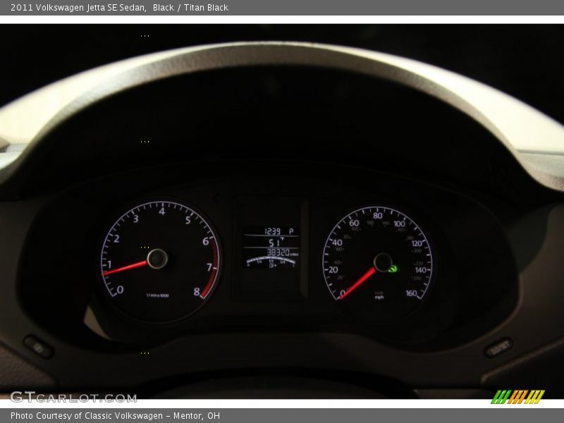 Black / Titan Black 2011 Volkswagen Jetta SE Sedan