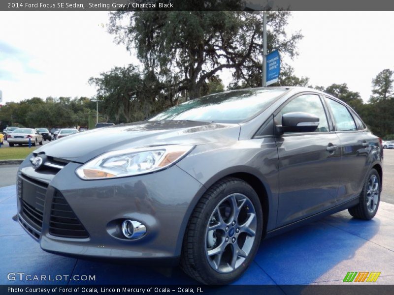 Sterling Gray / Charcoal Black 2014 Ford Focus SE Sedan