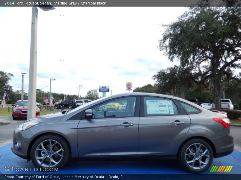 Sterling Gray / Charcoal Black 2014 Ford Focus SE Sedan