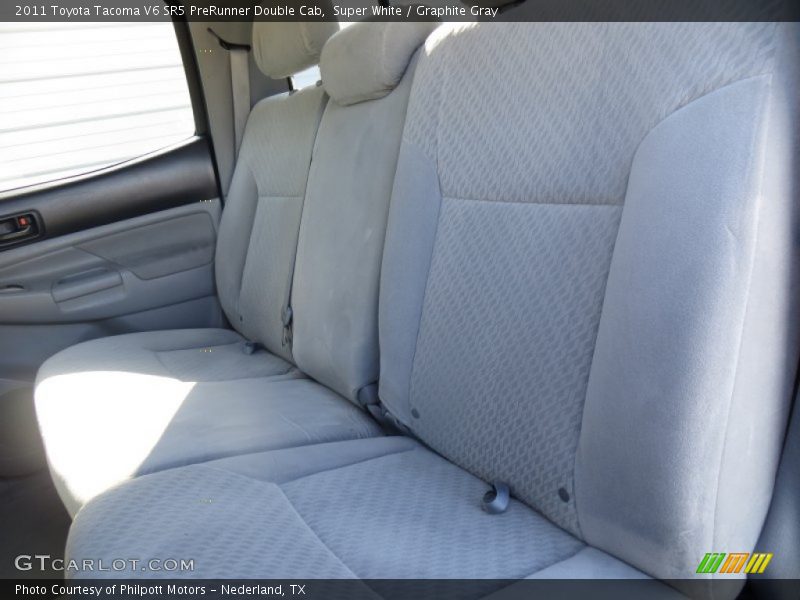 Super White / Graphite Gray 2011 Toyota Tacoma V6 SR5 PreRunner Double Cab