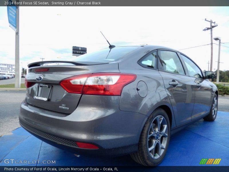 Sterling Gray / Charcoal Black 2014 Ford Focus SE Sedan