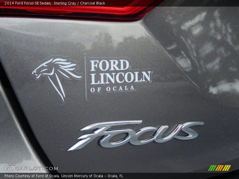 Sterling Gray / Charcoal Black 2014 Ford Focus SE Sedan