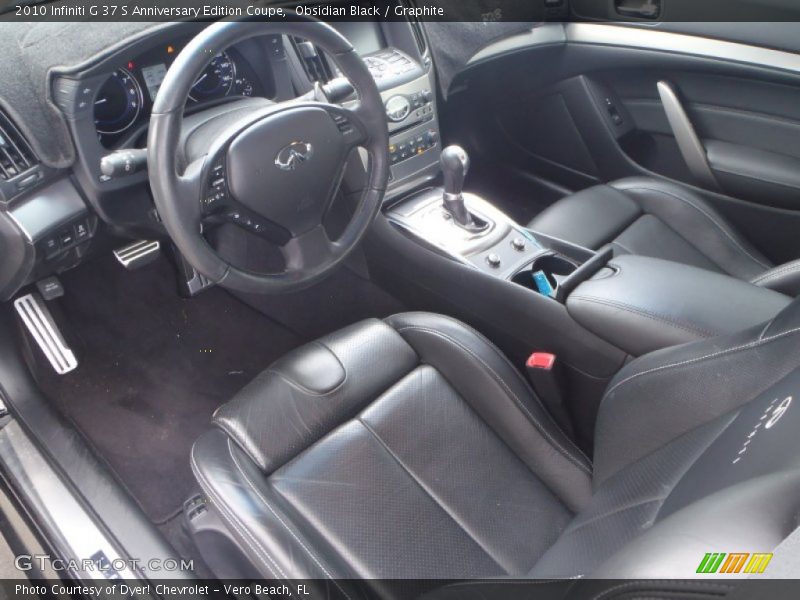 Obsidian Black / Graphite 2010 Infiniti G 37 S Anniversary Edition Coupe