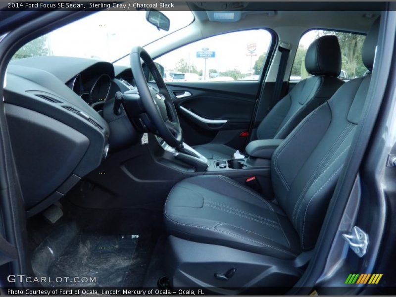 Sterling Gray / Charcoal Black 2014 Ford Focus SE Sedan