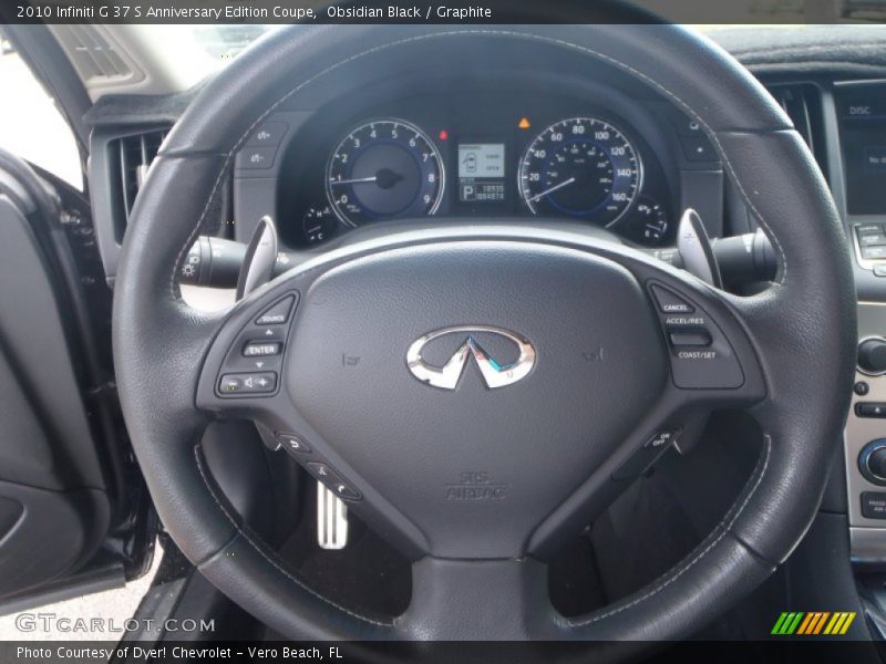 Obsidian Black / Graphite 2010 Infiniti G 37 S Anniversary Edition Coupe