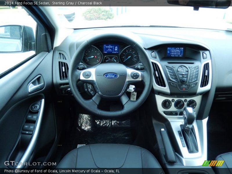 Sterling Gray / Charcoal Black 2014 Ford Focus SE Sedan