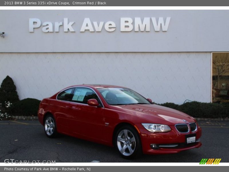 Crimson Red / Black 2013 BMW 3 Series 335i xDrive Coupe