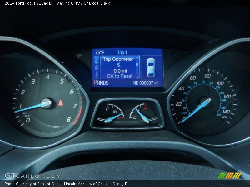 Sterling Gray / Charcoal Black 2014 Ford Focus SE Sedan