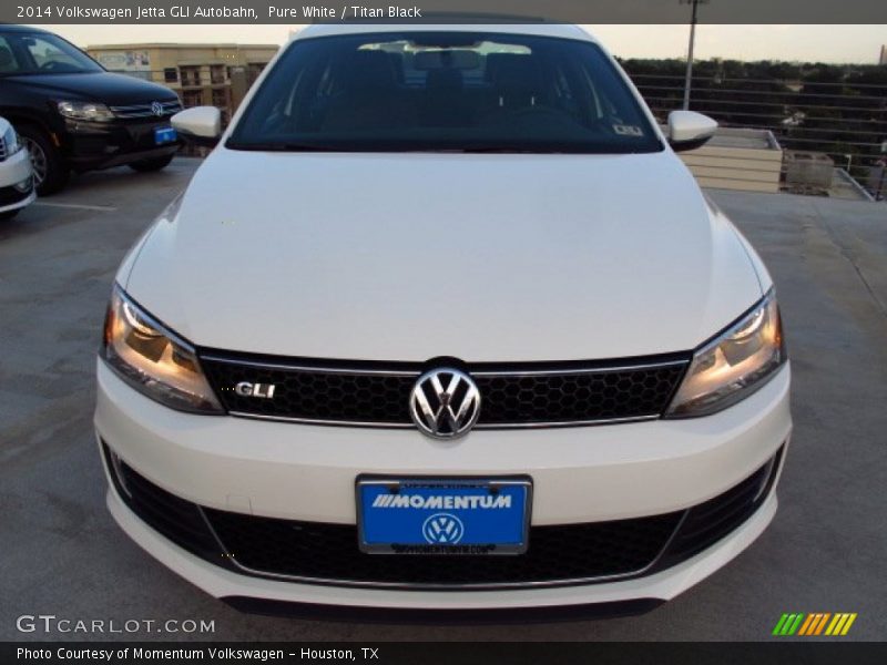 Pure White / Titan Black 2014 Volkswagen Jetta GLI Autobahn