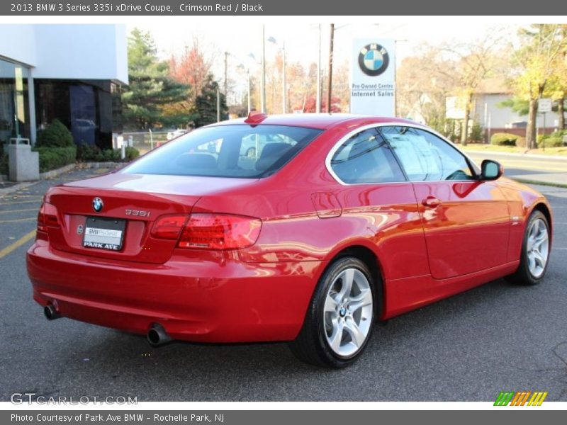 Crimson Red / Black 2013 BMW 3 Series 335i xDrive Coupe
