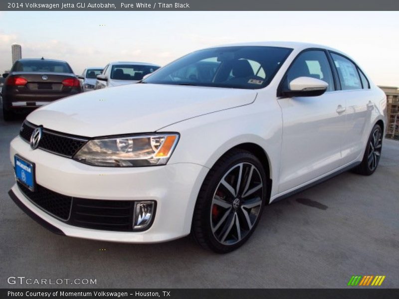 Pure White / Titan Black 2014 Volkswagen Jetta GLI Autobahn