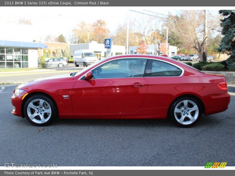 Crimson Red / Black 2013 BMW 3 Series 335i xDrive Coupe