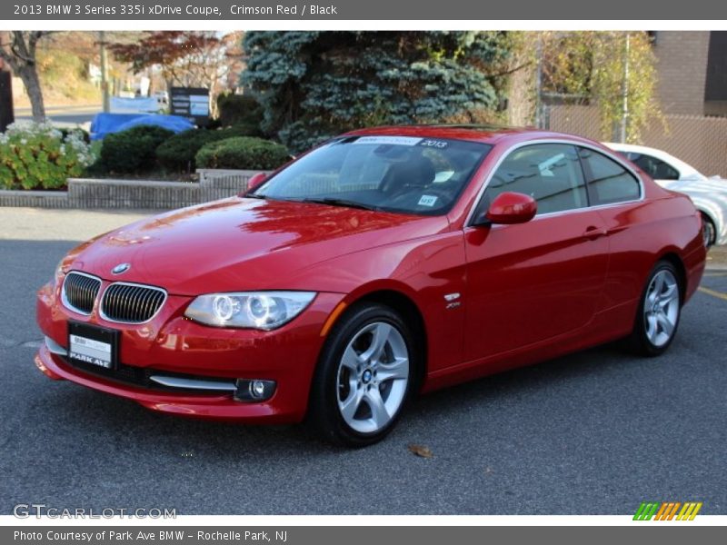 Crimson Red / Black 2013 BMW 3 Series 335i xDrive Coupe
