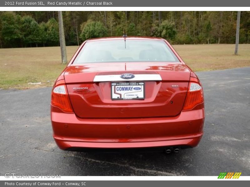 Red Candy Metallic / Charcoal Black 2012 Ford Fusion SEL