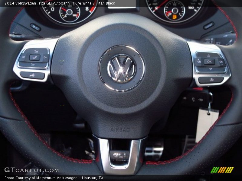 Pure White / Titan Black 2014 Volkswagen Jetta GLI Autobahn