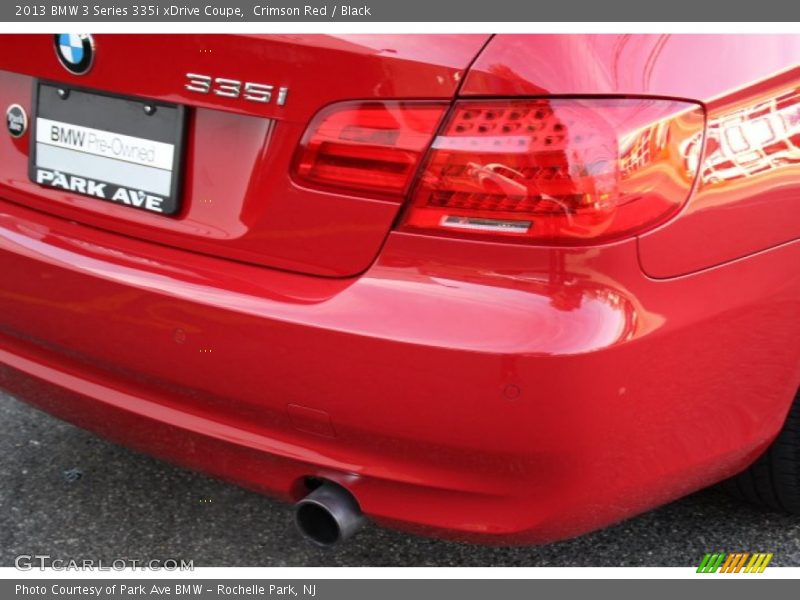 Crimson Red / Black 2013 BMW 3 Series 335i xDrive Coupe