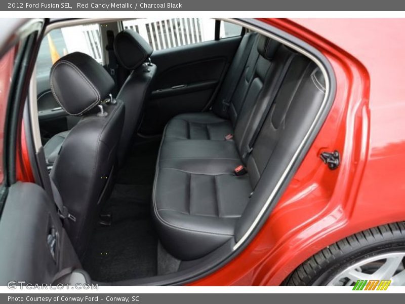 Red Candy Metallic / Charcoal Black 2012 Ford Fusion SEL