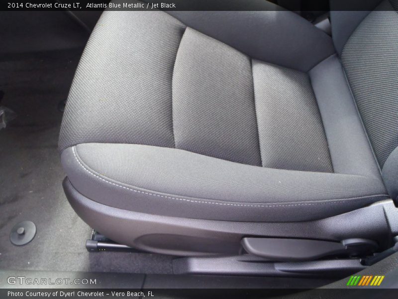 Atlantis Blue Metallic / Jet Black 2014 Chevrolet Cruze LT