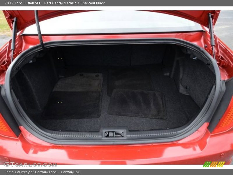 Red Candy Metallic / Charcoal Black 2012 Ford Fusion SEL