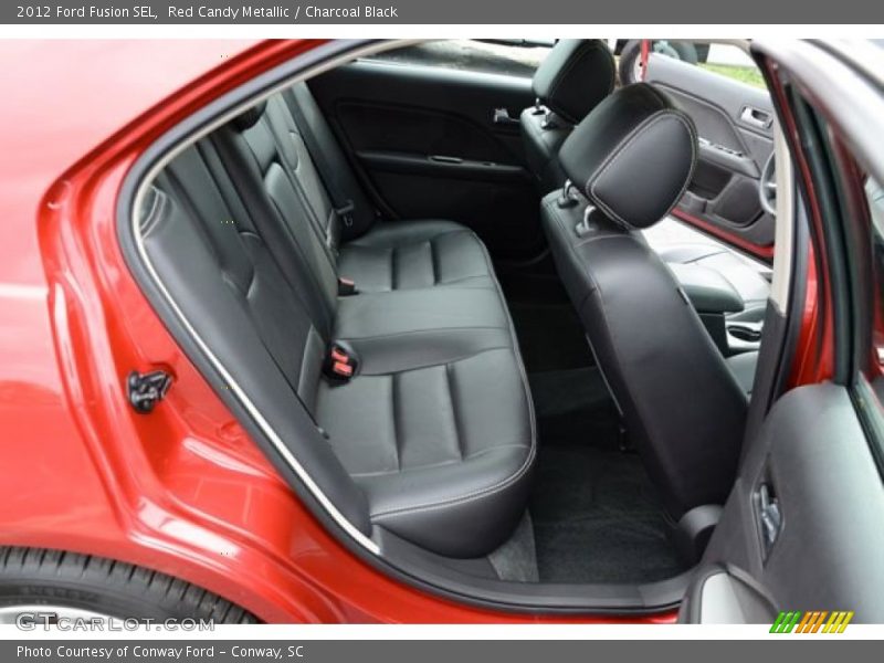 Red Candy Metallic / Charcoal Black 2012 Ford Fusion SEL