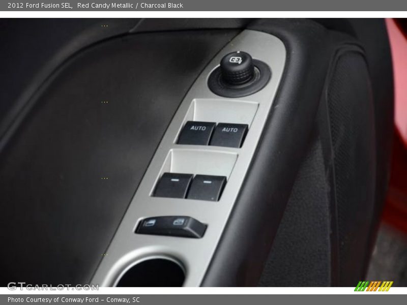 Red Candy Metallic / Charcoal Black 2012 Ford Fusion SEL