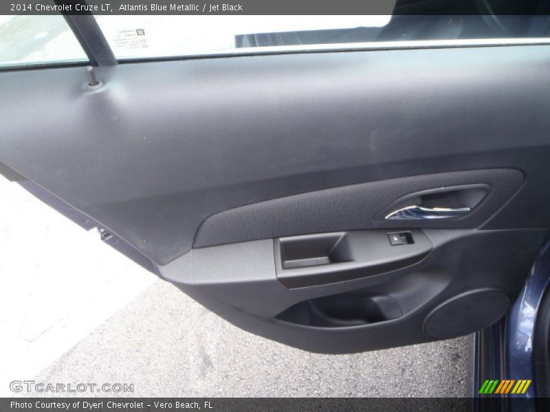 Atlantis Blue Metallic / Jet Black 2014 Chevrolet Cruze LT