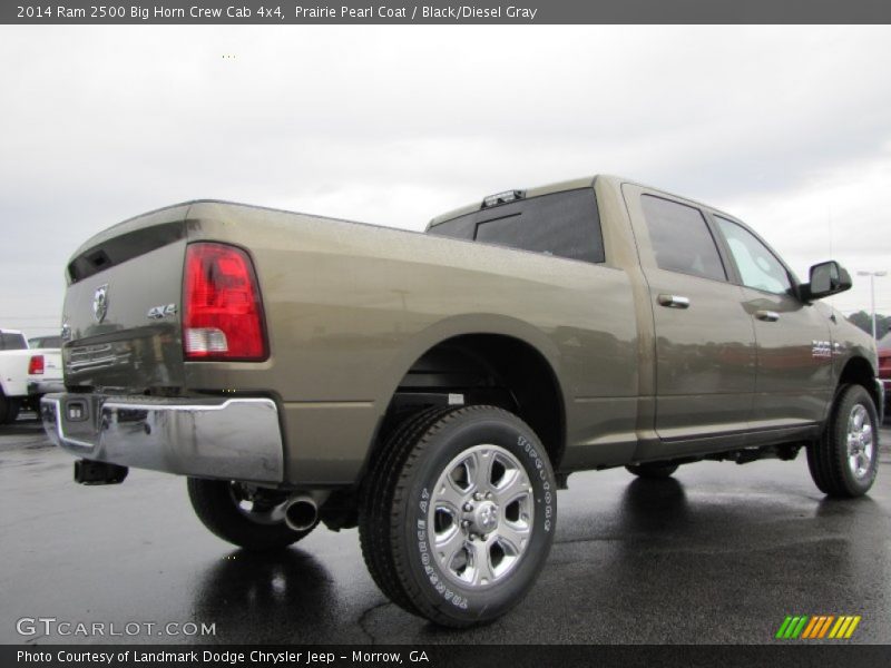 Prairie Pearl Coat / Black/Diesel Gray 2014 Ram 2500 Big Horn Crew Cab 4x4