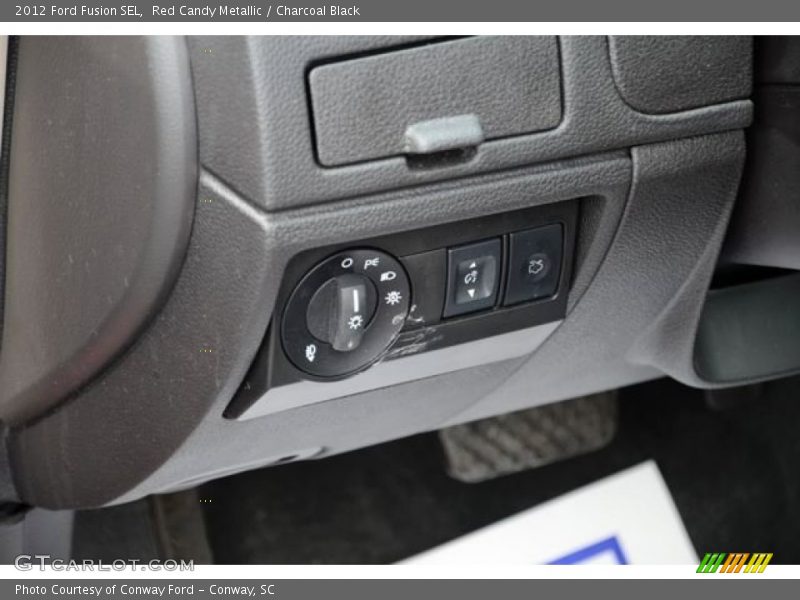 Red Candy Metallic / Charcoal Black 2012 Ford Fusion SEL