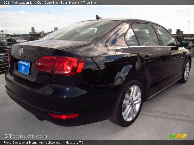 Deep Black Pearl Metallic / Titan Black 2014 Volkswagen Jetta GLI