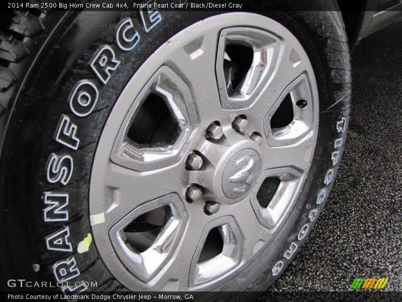 Prairie Pearl Coat / Black/Diesel Gray 2014 Ram 2500 Big Horn Crew Cab 4x4