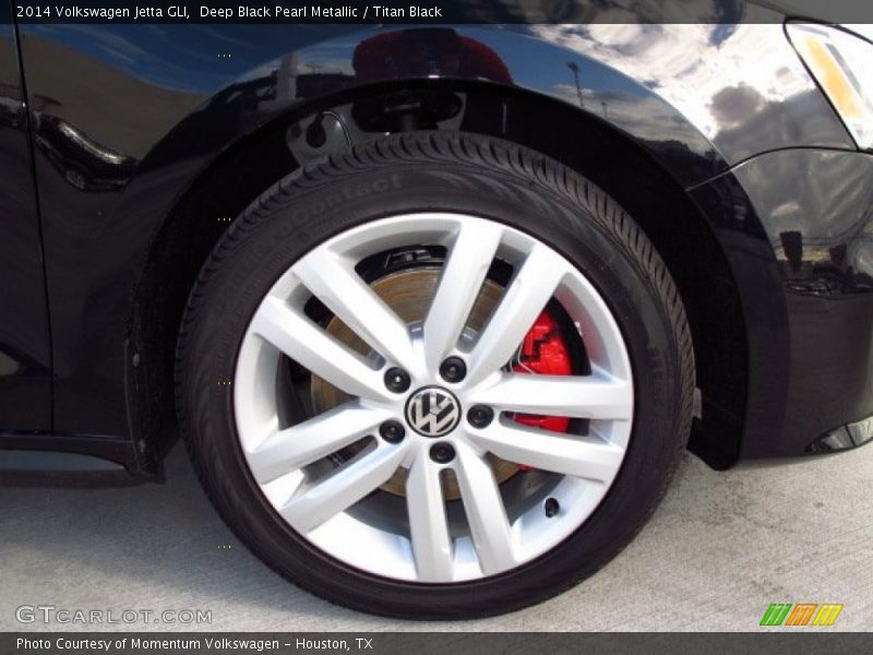 Deep Black Pearl Metallic / Titan Black 2014 Volkswagen Jetta GLI