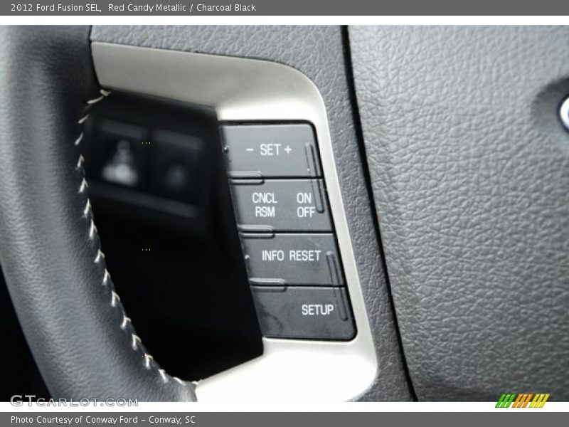 Red Candy Metallic / Charcoal Black 2012 Ford Fusion SEL