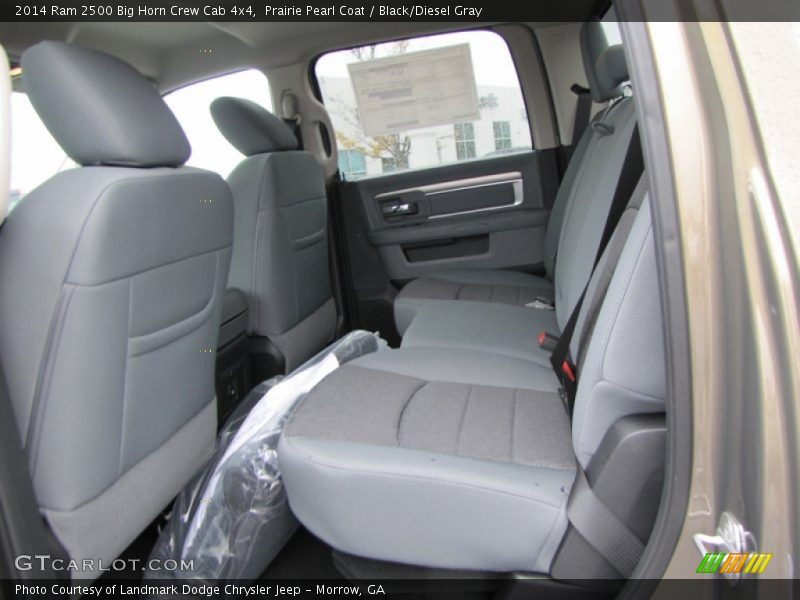 Prairie Pearl Coat / Black/Diesel Gray 2014 Ram 2500 Big Horn Crew Cab 4x4