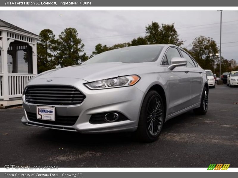 Ingot Silver / Dune 2014 Ford Fusion SE EcoBoost