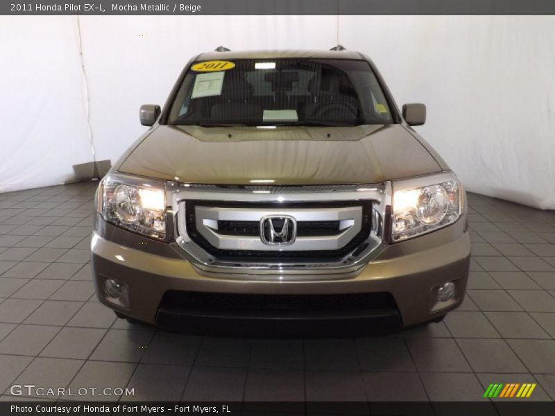 Mocha Metallic / Beige 2011 Honda Pilot EX-L